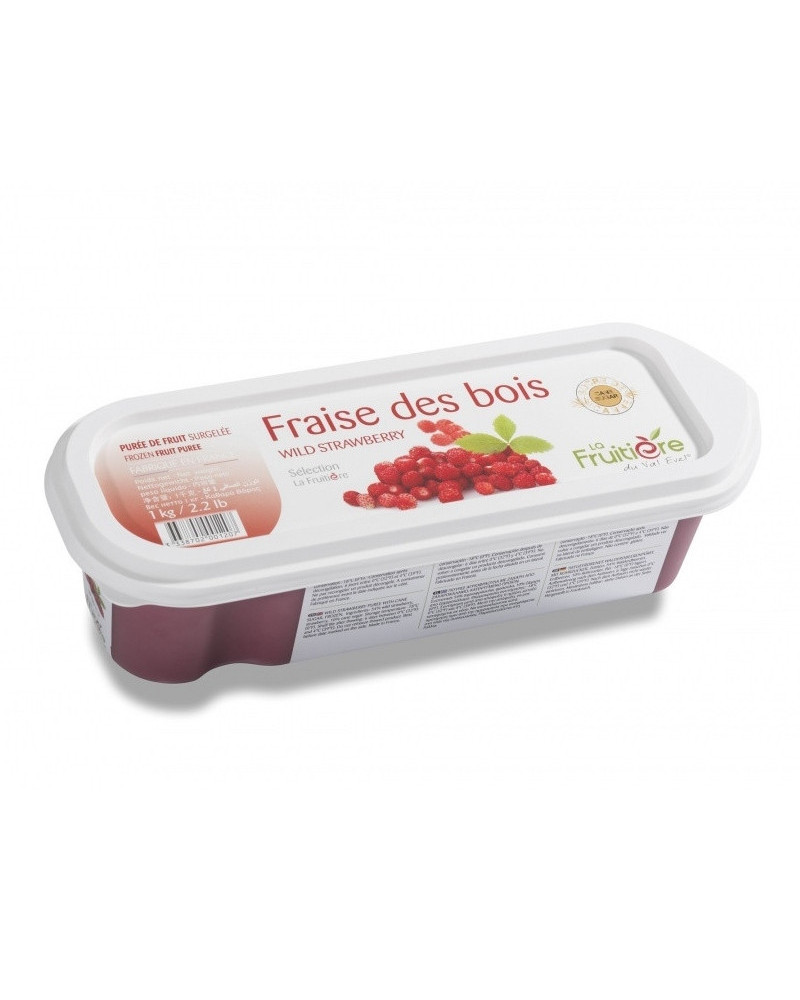 Purée de fraise des bois La Fruitière surgelée 1kg