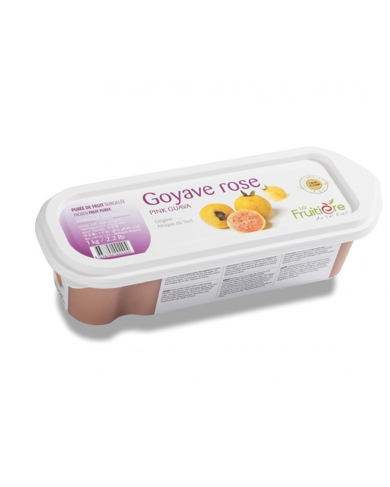 Purée de goyave rose La Fruitière surgelée 1kg