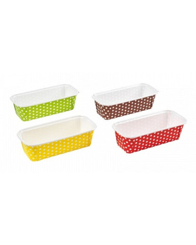 Moules à cake en carton Nordia (lot de 4)