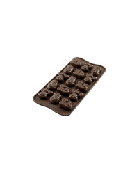 Plaque silicone EasyChoc 15 sujets Noël