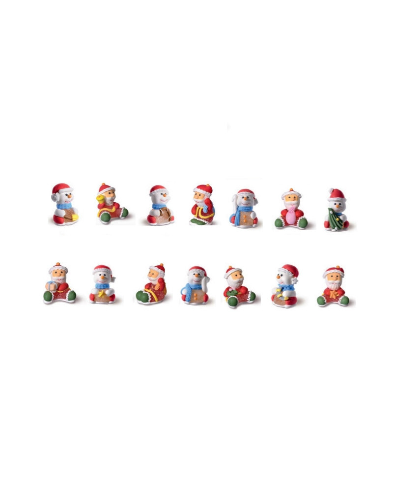 Assortiment décors de Noël en sucre