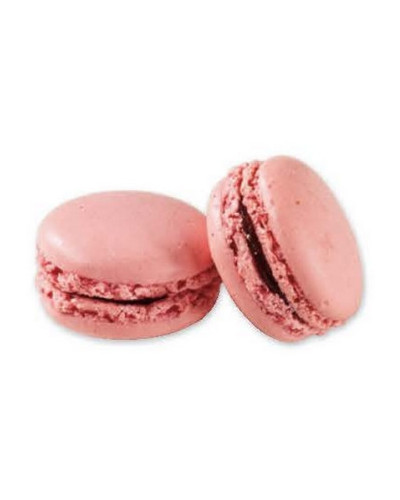 35 macarons framboise (Ø 35 mm)