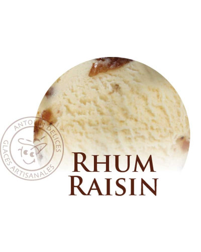 Crème glacée rhum-raisin Antolin 2,5 Litre