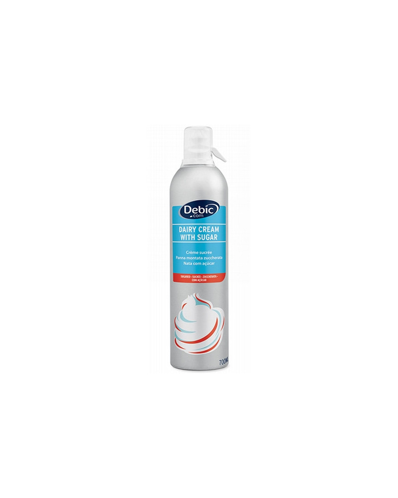 Crème sucrée/fouettée sous pression Debic (700ml)