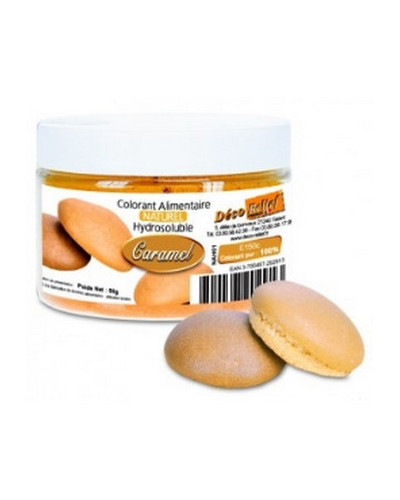 Colorant naturel caramel Déco Relief en pot de 50 gr