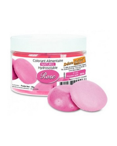 Colorant naturel rose Déco Relief en pot de 50 gr