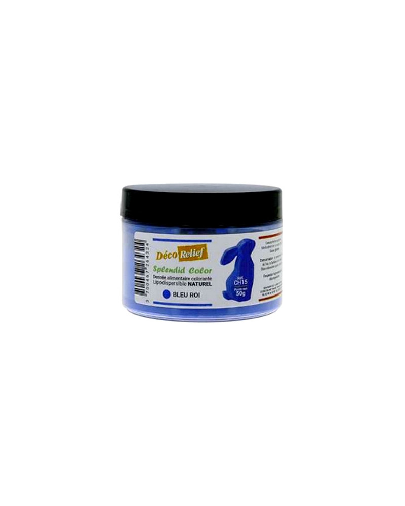 Colorant pour chocolat, bleu, 10 gr - Colorants alimentaires