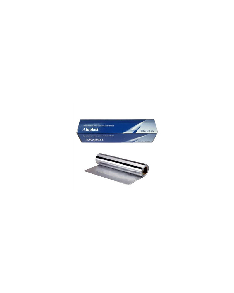 Rouleau papier aluminium 200 m X 44 cm - Magasin Du Chef