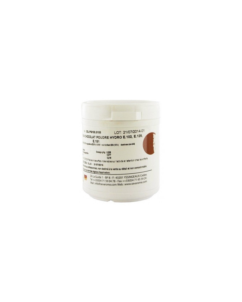 Colorant hydro brun chocolat Sévarome (100gr)