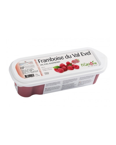 Purée de Framboise du Val Evel La Fruitière surgelée 1kg