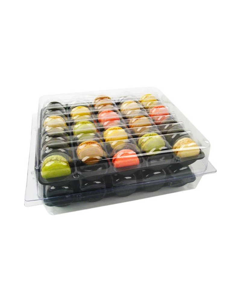 Boîte pour 70 macarons thermoformée