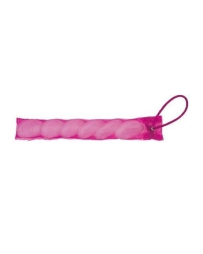 6 tubes organdi fuchsia avec lien