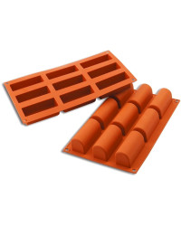 Moule silicone 9 bûchettes