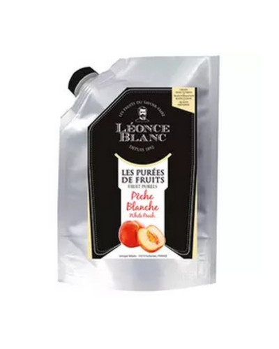 Purée de pêche blanche Léonce Blanc par 1kg