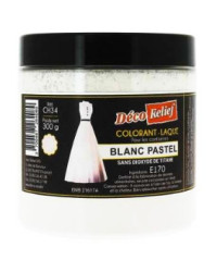 Colorant laqué blanc pastel (300g) Déco Relief