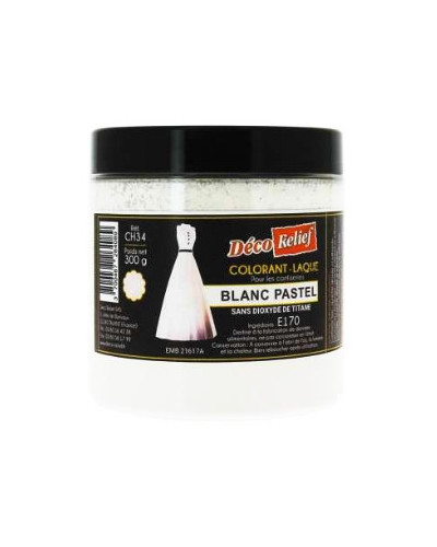 Colorant laqué blanc pastel (300g) Déco Relief