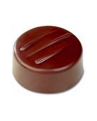 Moule pour chocolat bonbons ronds rayures