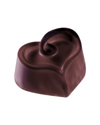 Moule pour chocolat bonbons coeurs relief