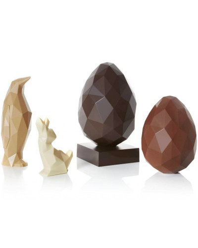 Moule chocolat pingouin Origami