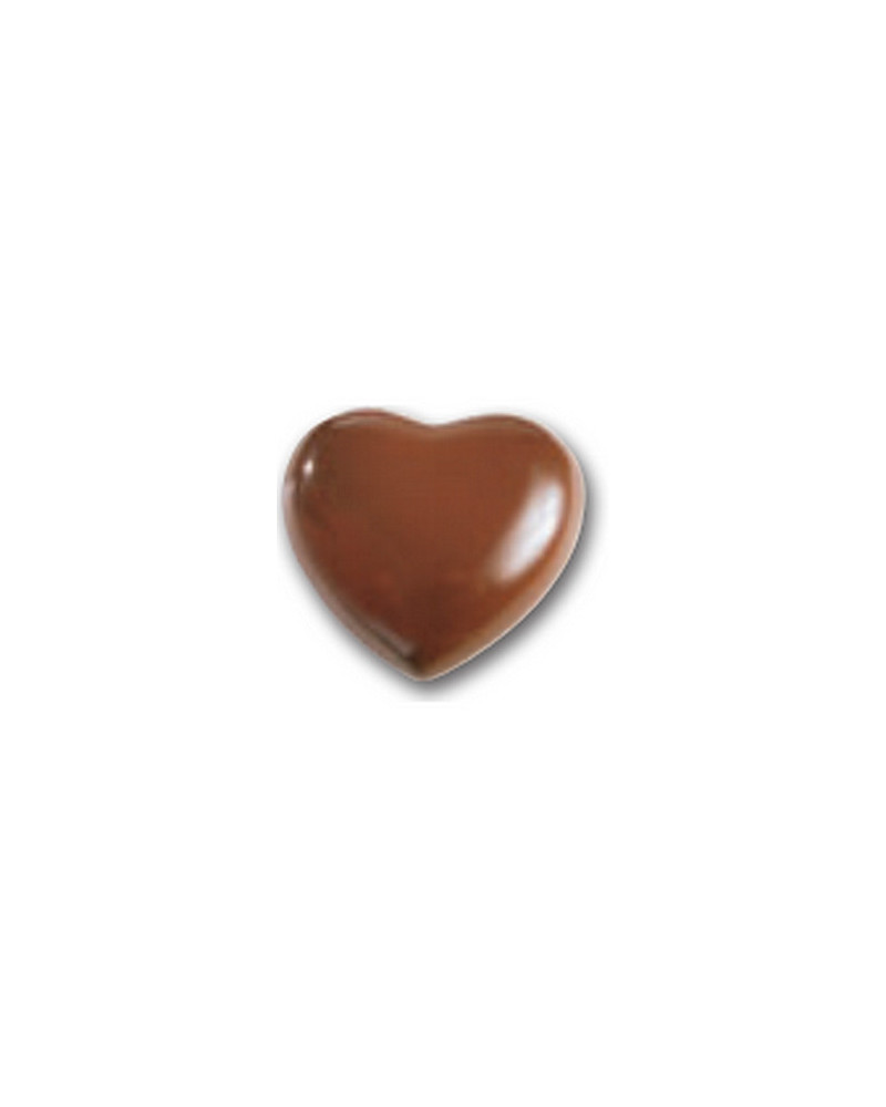 Moule pour chocolat 2 cœurs lisses Saint-Valentin
