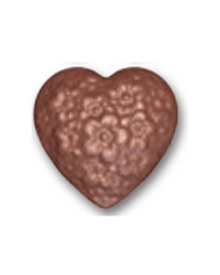 Moule pour chocolat 8 cœurs motif fleur