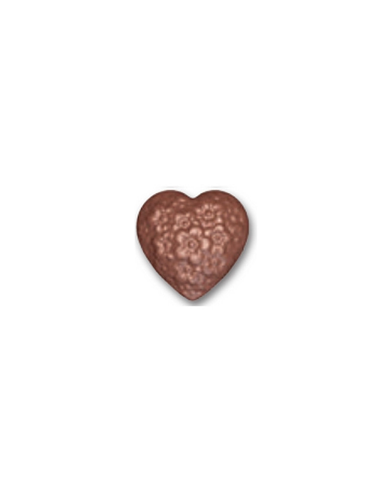 Moule pour chocolat 8 cœurs motif fleur Saint-Valentin