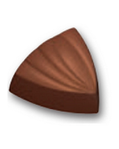 Moule chocolat bonbons triangles rayures