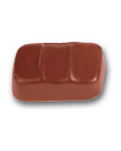 Moule chocolat bonbons rectangles rayures