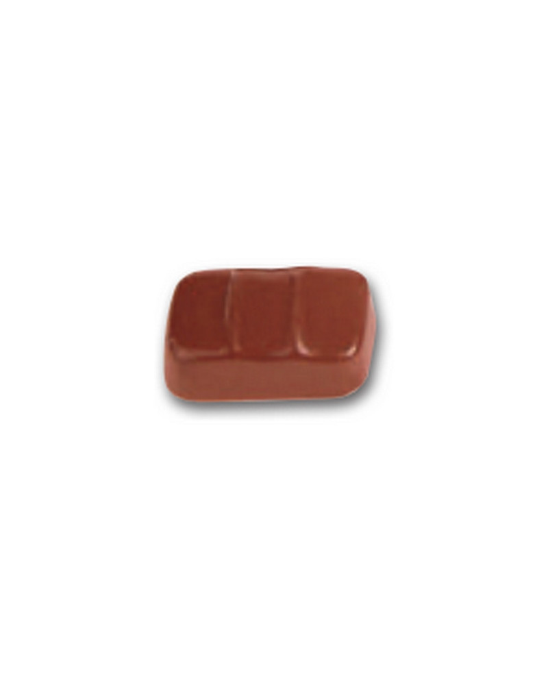 Moule chocolat bonbons rectangles rayures