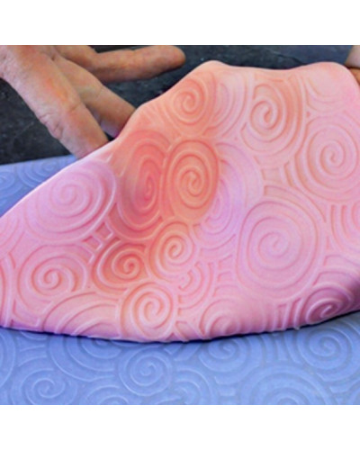 Tapis silicone relief étoiles filantes 30x40 cm