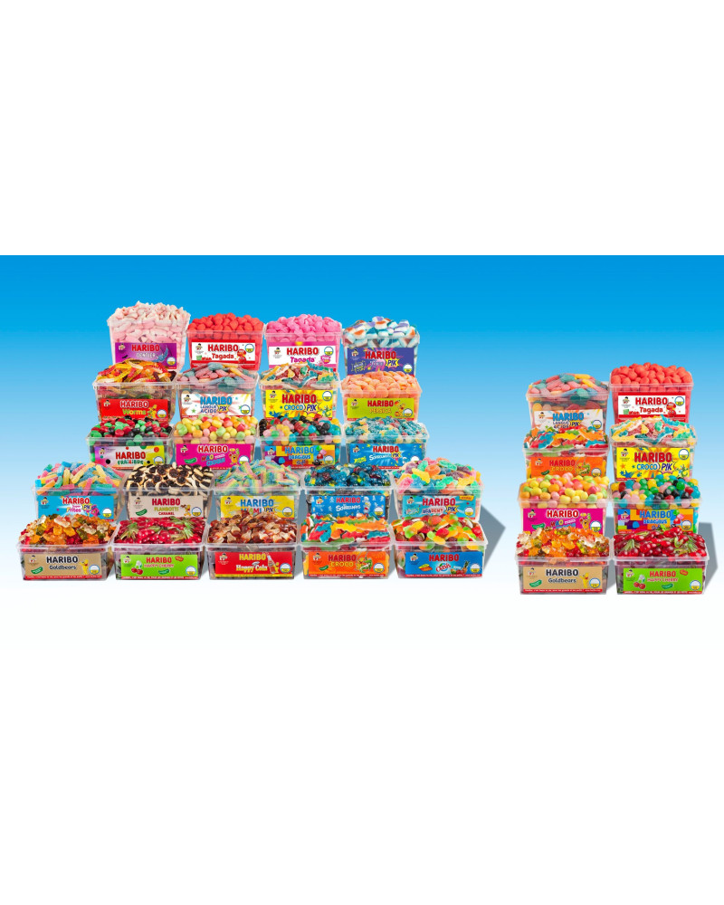 Colis haribo 30 tubos (22 + 8 gratuits)