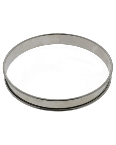 Cercle a tarte inox h 2,7 cm Mallard