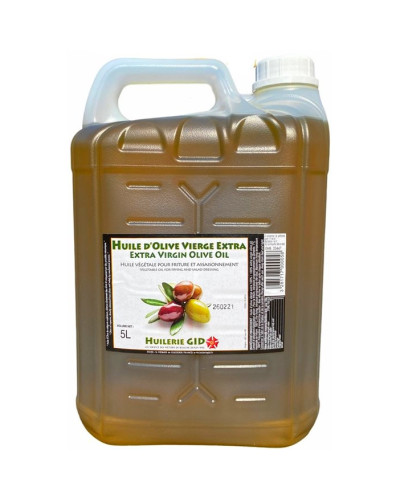 Huile d'olive vierge extra Gid 5 Litres bidon