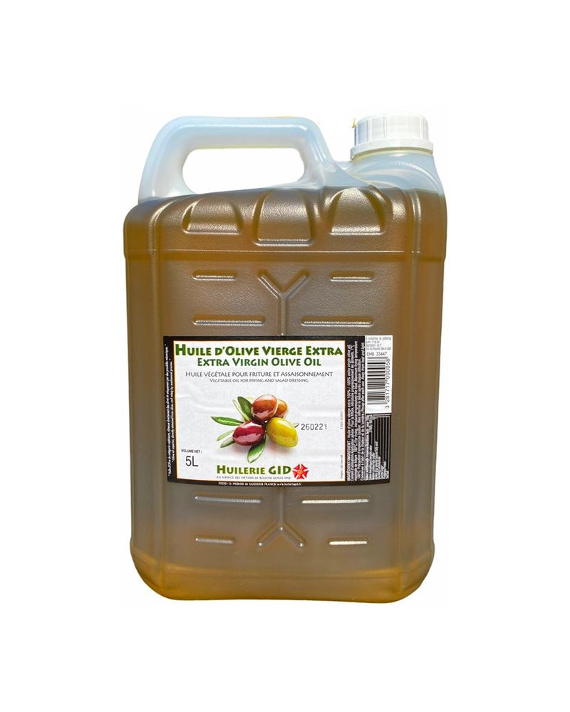 Huile d'olive vierge extra Gid 5 Litres bidon
