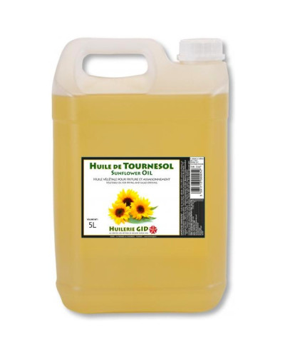 Huile de tournesol Gid 5 Litres bidon