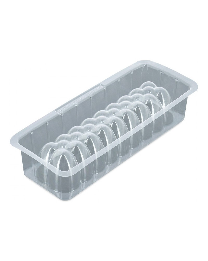 Moule à Bûche De Noël Rectangle Antiadhésif - 33x10x5 Cm, En Acier Carbone, Pour Gâteau Amandes