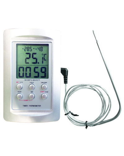 Thermomètre digital pour four -50° +300°C