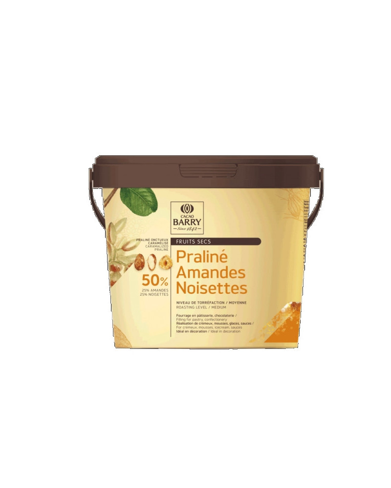 Praliné onctueux amandes noisettes Barry 5kg