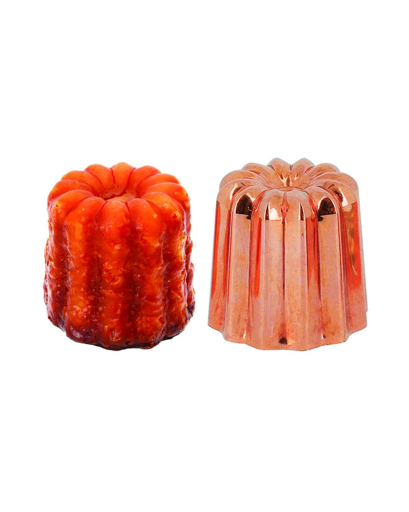 3 Moules à Cannelés Tefal J30590 – Orange Antiadhésif Cuisson Parfaite