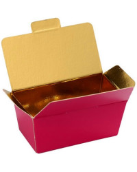 Lot 25 Ballotins pour chocolat fuchsia