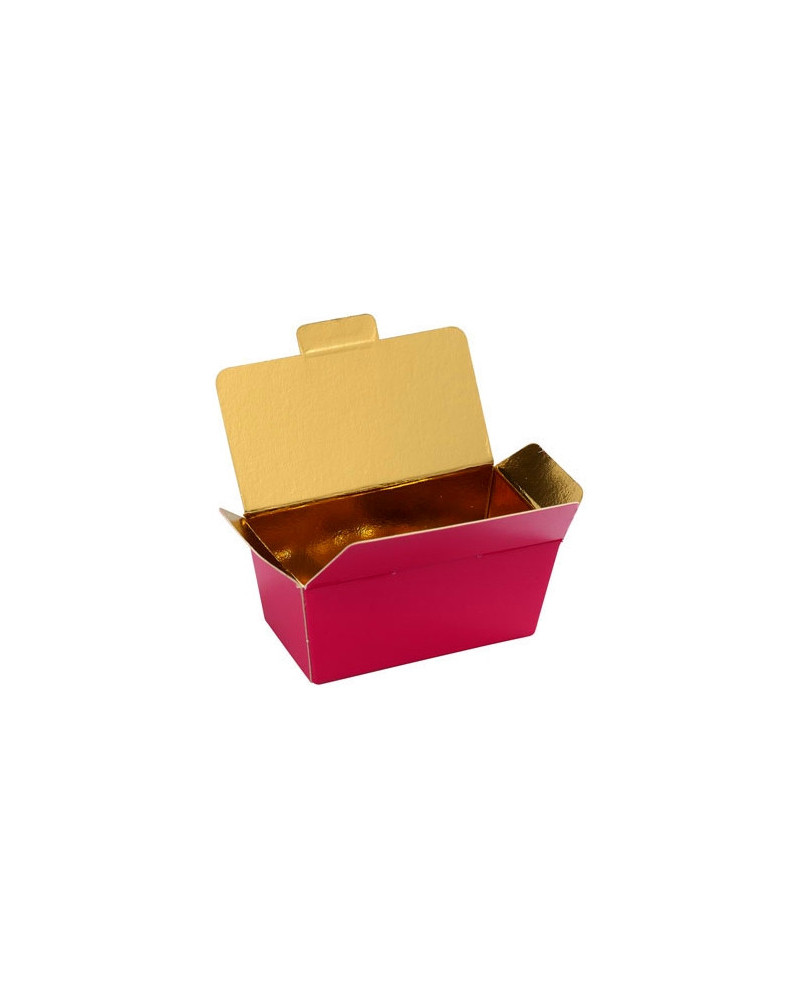 Lot 25 Ballotins pour chocolat fuchsia