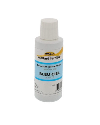 Colorant liquide bleu ciel