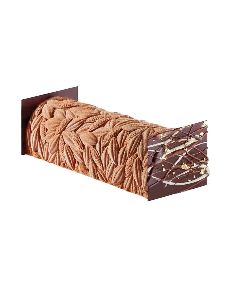 Tapis bûche silicone en relief Cabosse