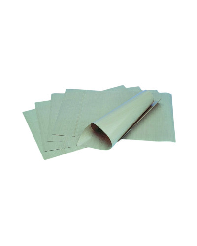 5 feuilles de cuisson en tissu de verre 38x28