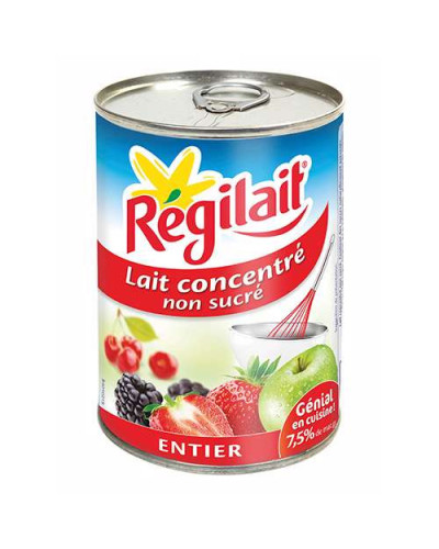 Lait concentré non sucré Régilait 410g