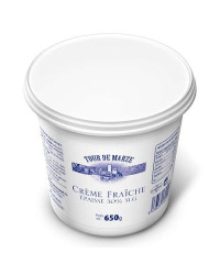 Crème fraîche épaisse 30% pot de 650 gr