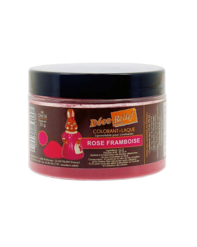 Colorant laqué rose framboise 20g Déco relief