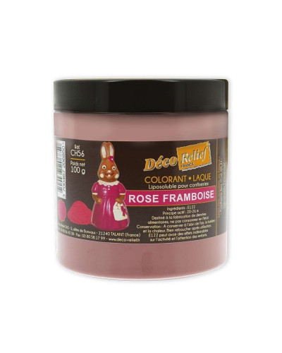 Colorant laqué rose framboise 100g Déco relief