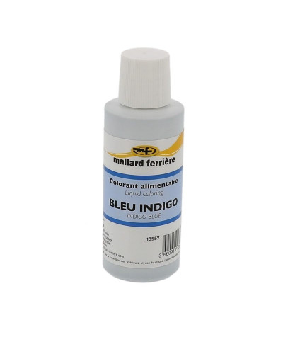 Colorant liquide bleu indigo