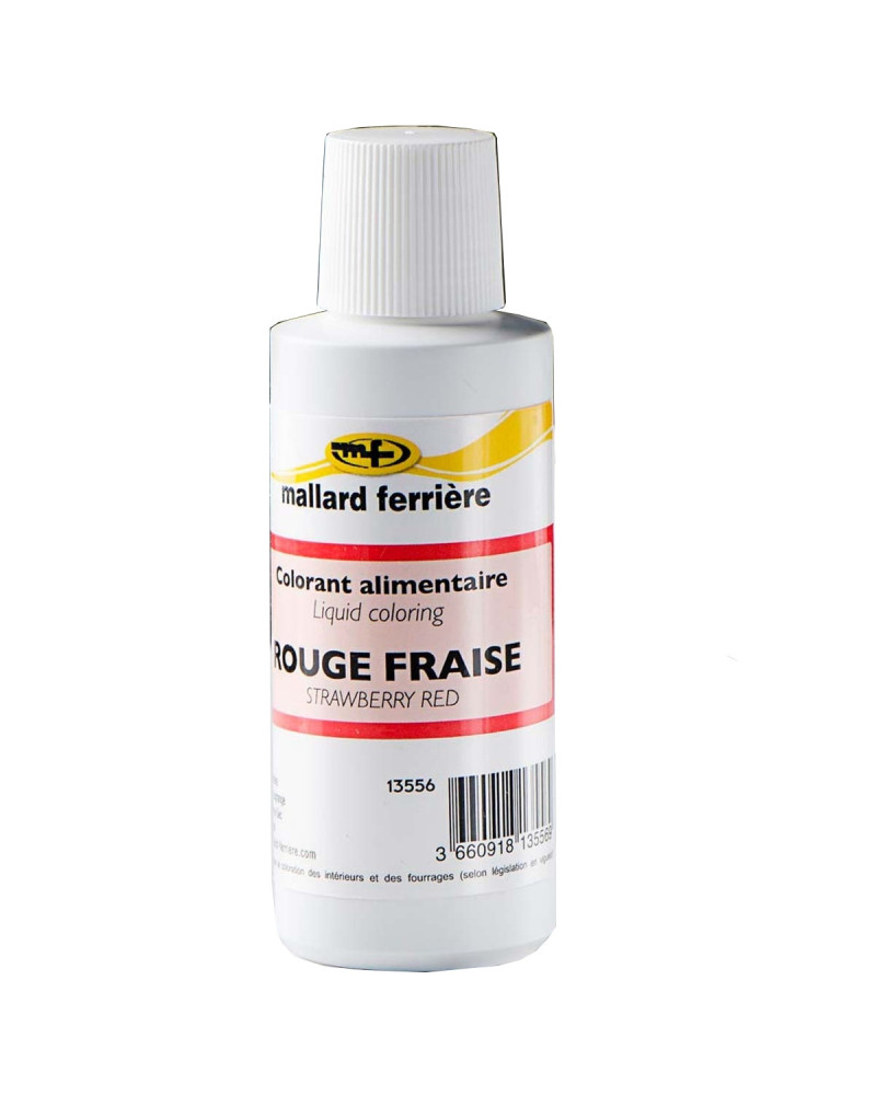 Colorant liquide rouge fraise 100 ml